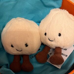 Rare: Jellycat xiaolongbao dumplings with case